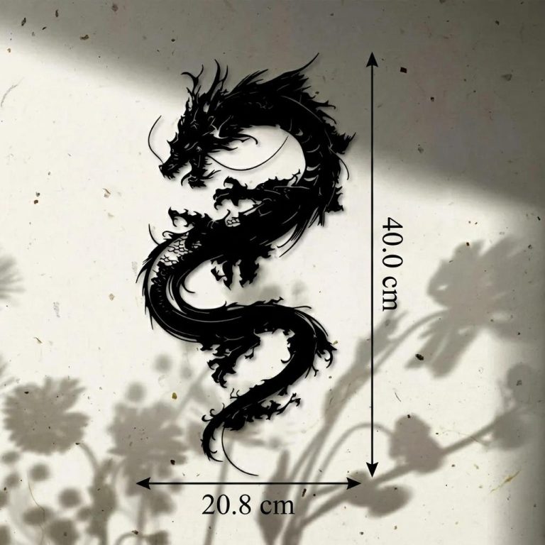 Decoration-Murale-en-Metal-avec-Silhouette-de-Dragon-Asiatique-Noir-technique-8489