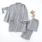 Ensemble-Pyjama-Kimono-en-Coton-Leger-et-Respirant-avec-Veste-Croisee-et-Ceinture-galerie-3985