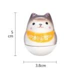 Figurine shiba inu en céramique émaillée