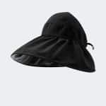 Grand chapeau de soleil femme à ouverture pour les cheveux