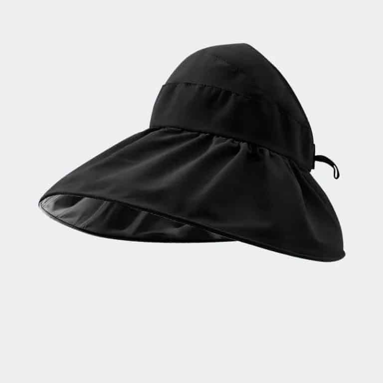 Grand chapeau de soleil femme à ouverture pour les cheveux