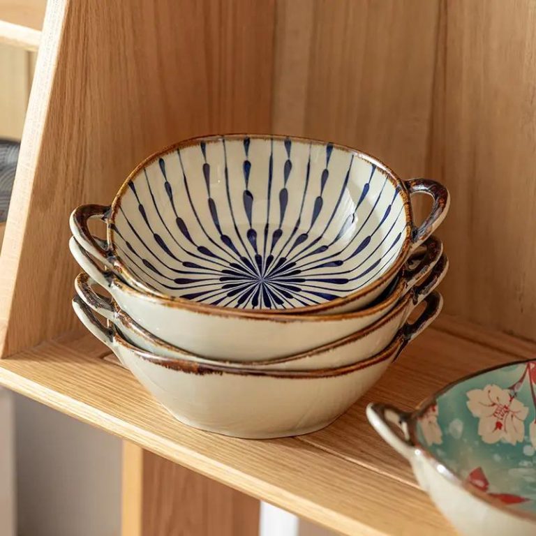Grand-bol-Ramen-Japonais-en-Ceramique-a-Motifs-Floraux-et-Anses-Laterales-galerie-6948