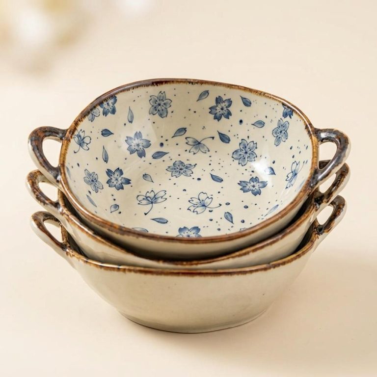Grand-bol-Ramen-Japonais-en-Ceramique-a-Motifs-Floraux-et-Anses-Laterales-picture-7564