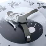Horloge-Karate-yin-Yang-Decorative-galerie-4698