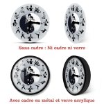 Horloge-Karate-yin-Yang-Decorative-technique-7092