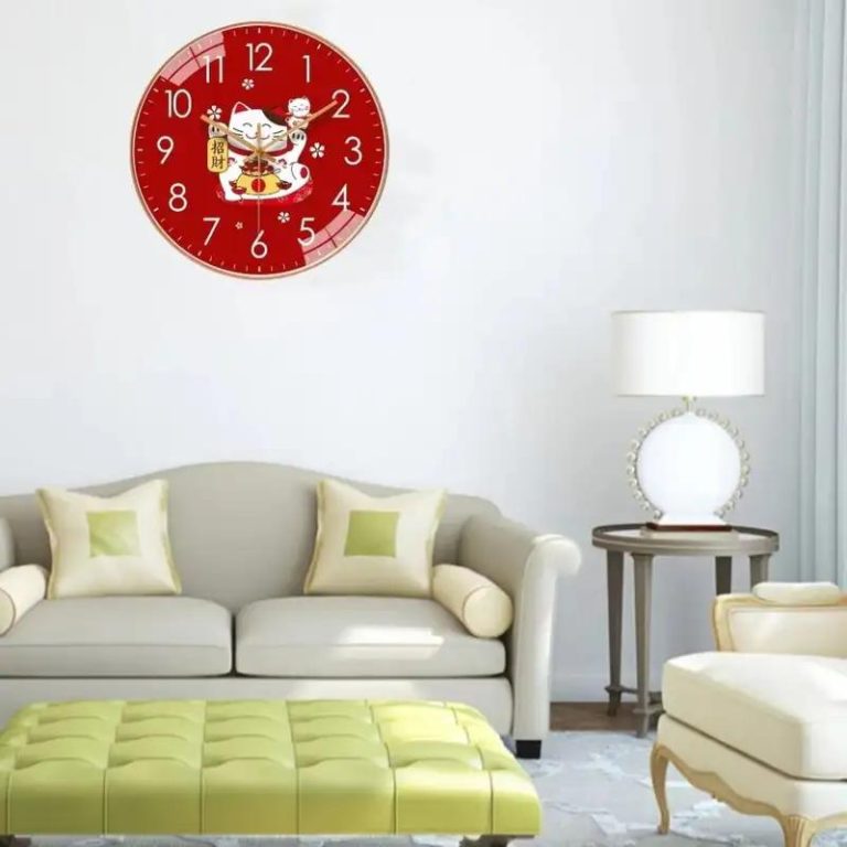 Horloge-Murale-Design-de-Chat-Maneki-neko-Decorative-galerie-4470