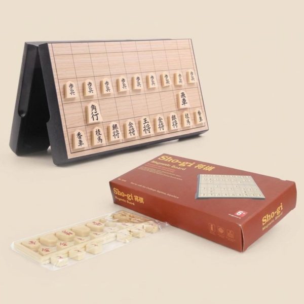Jeu de shogi magnétique et pliable avec 40 pièces