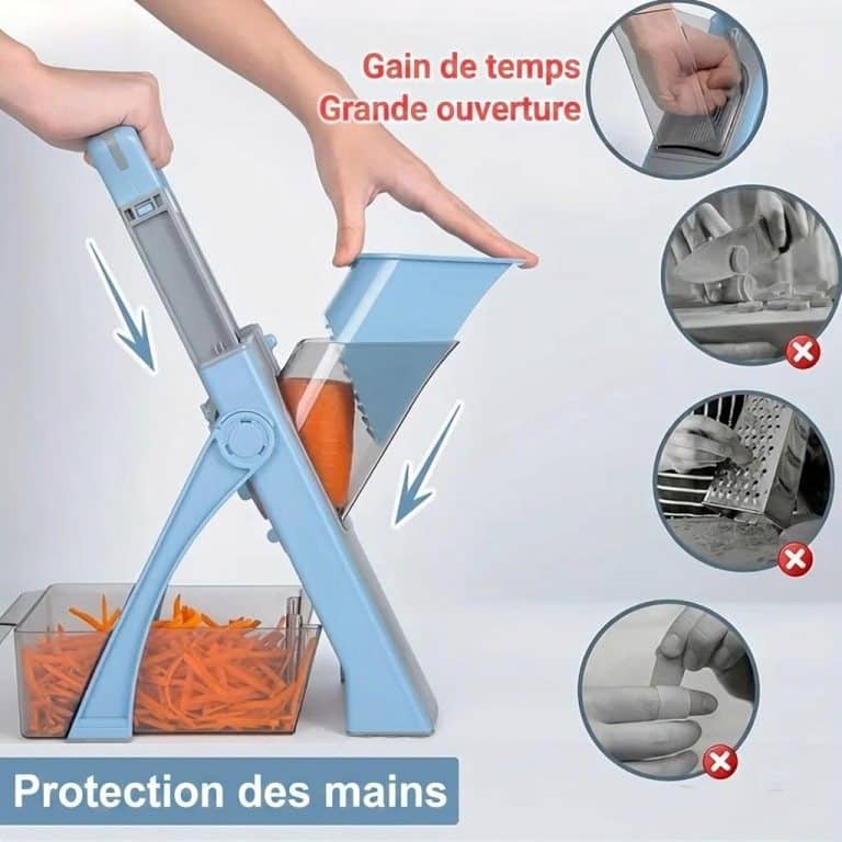 Mandoline-Multifonction-Pliable-avec-6-Types-de-Coupe-et-Systeme-de-Securite-Integre-technique-9613