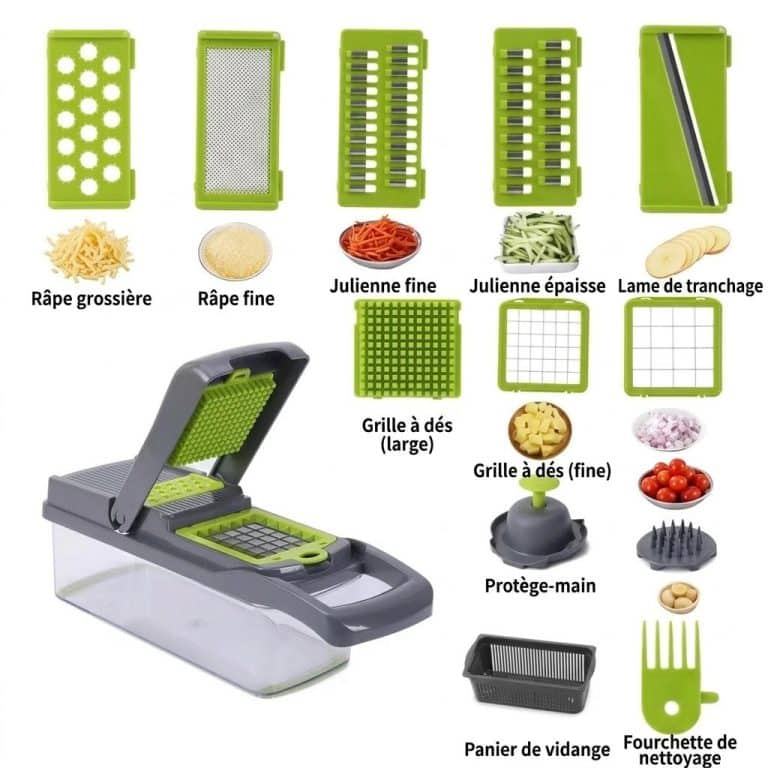 Mandoline-de-Cuisine-12-en-1-avec-7-Lames-Interchangeables-pour-Couper-Raper-et-Emincer-technique-2435