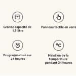 Mini-Cuiseur-a-riz-Xiaomi-15-l-avec-Panneau-Tactile-et-Cuve-Antiadhesive-galerie-3401
