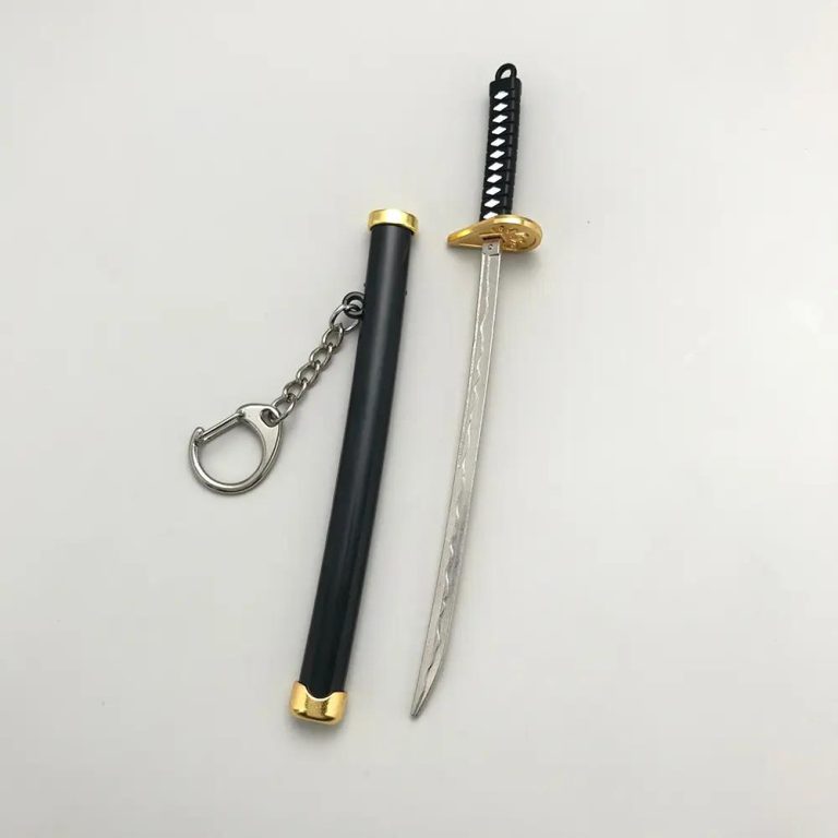 Mini-Katana-Porte-cle-avec-Fourreau-Laque-galerie-6121-1