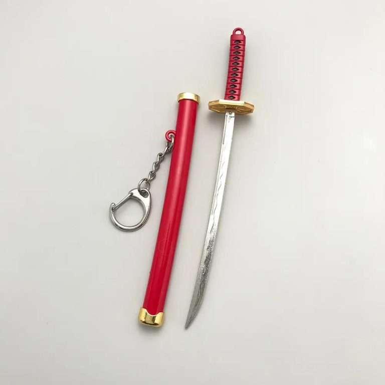 Mini-Katana-Porte-cle-avec-Fourreau-Laque-galerie-8235-1