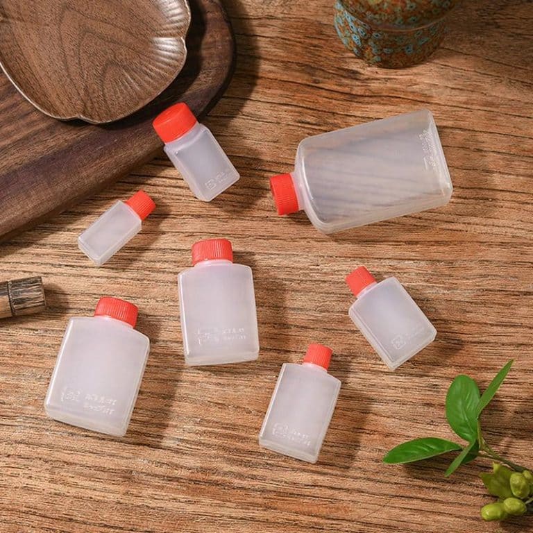 Mini-bouteilles à sauce soja translucides en lot de 10