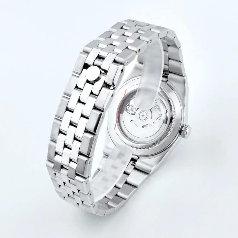 Montre automatique en acier inoxydable avec mouvement japonais