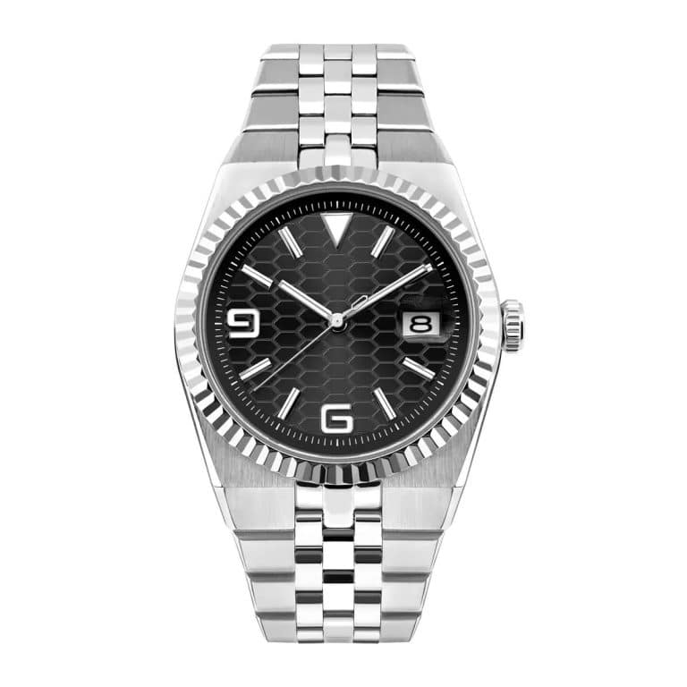 Montre automatique en acier inoxydable avec mouvement japonais