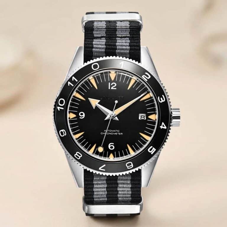 Montre de plongée automatique homme avec mouvement japonais