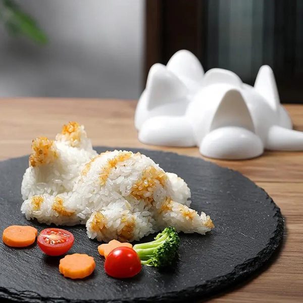 Moule onigiri en forme de chat pour boulettes de riz originales