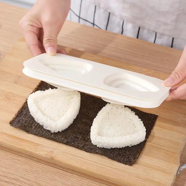 Moule à onigiri multifonction avec double empreinte et couvercle presseur
