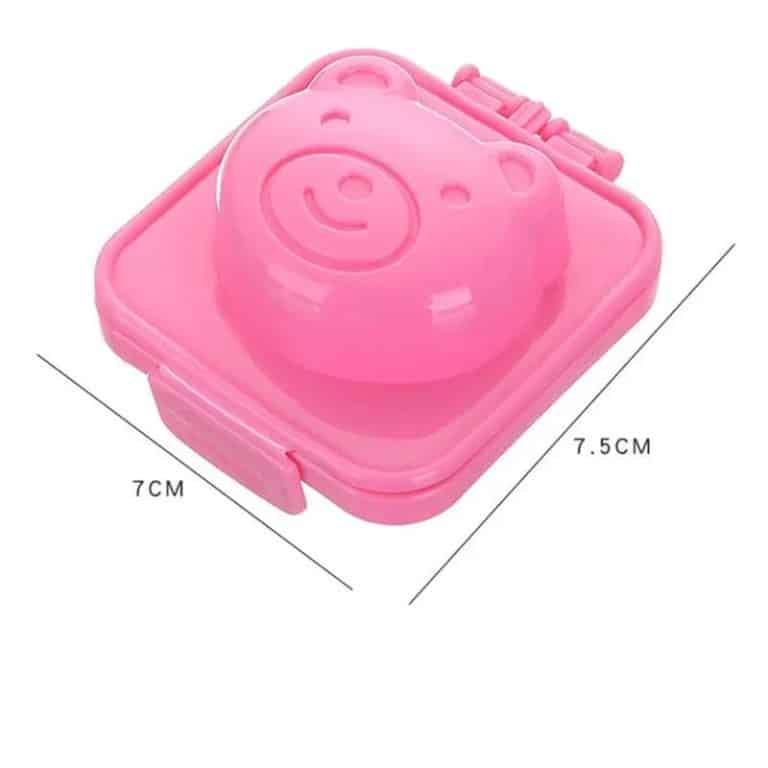 Moule à œuf Kawaii pour bento avec motifs Kawaii