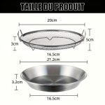 Poele-a-Frire-Inox-avec-Grille-Degouttage-Amovible-technique-8142