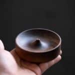 Porte-encens bâtonnet en bois naturel au style minimaliste