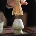Porte-fouet à matcha en céramique émaillée