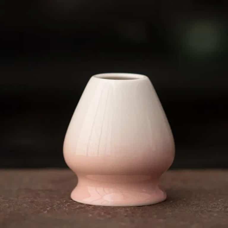 Porte-fouet à matcha en céramique émaillée