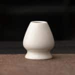 Porte-fouet à matcha en céramique émaillée - Blanc