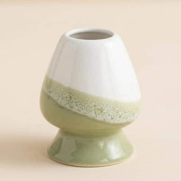 Porte-fouet à matcha en céramique émaillée
