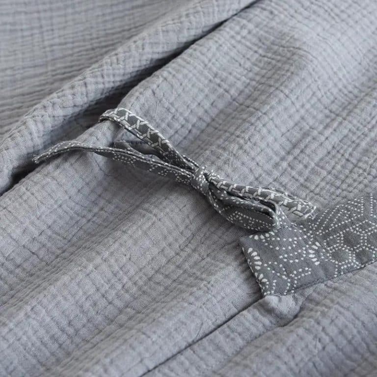 Pyjama japonais jinbei en coton à motifs géométriques