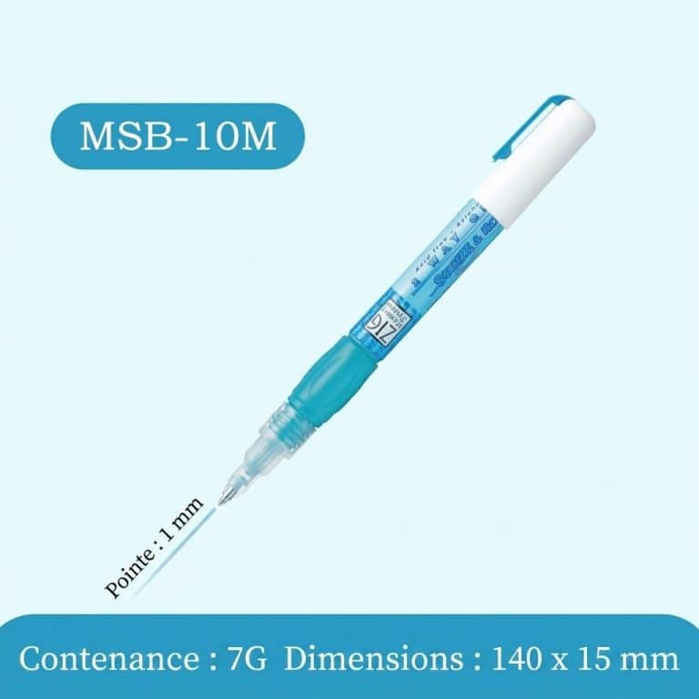 Stylo-Applicateur-de-Colle-Kuretake-a-Embout-Interchangeable-pour-Collage-et-Calligraphie-technique-9127