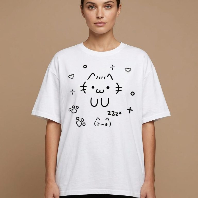 T-shirt-avec-Imprime-de-Chat-Style-Kawaii-picture-2419