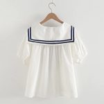 T-shirt-col-Marin-Style-Japonais-avec-Nud-Decoratif-galerie-7327