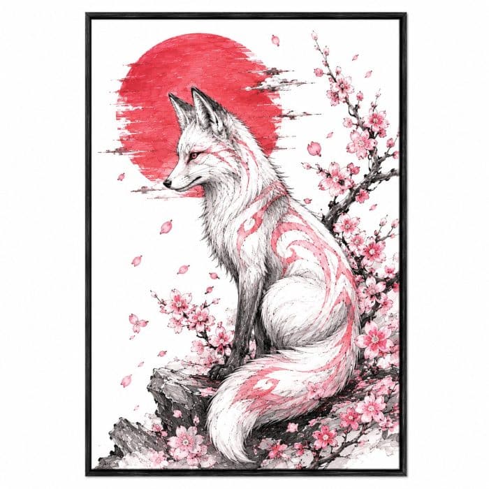 Tableau d'Animaux Japonais