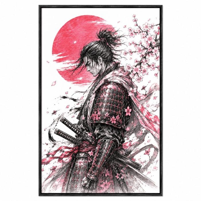 Tableau de Samouraï Japonais