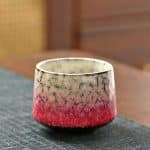 Tasse a Effet Craquele en Gres pour Ceremonie du The