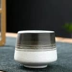 Tasse a the en Gres au Degrade Wabi Sabi