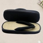 Tongs-Japonaises-Tressee-avec-Lanieres-Noires-galerie-4850