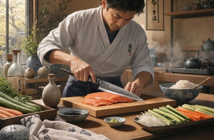 Utilisation couteau japonais : comment bien l’employer pour chaque aliment ?