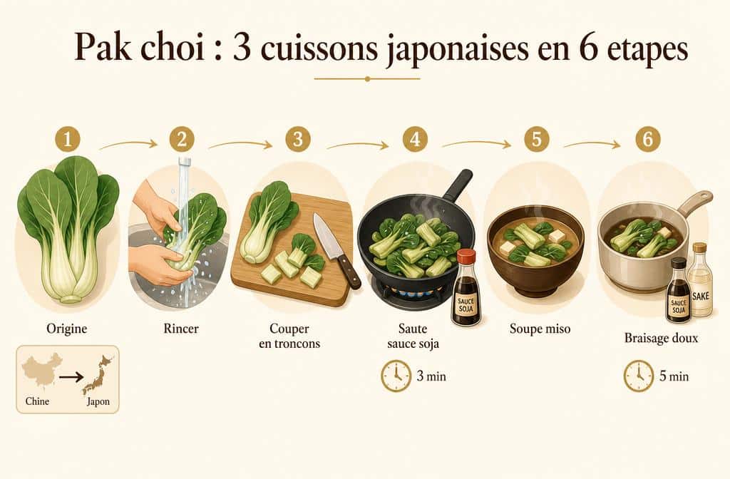 Recette Japonaise Pak Choï : Un Légume Asiatique à Cuisiner comme au Japon recette japonaise Pak choï