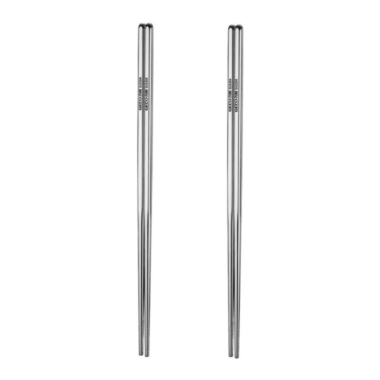 Baguettes en inox extra-longues de 36 cm pour la cuisson