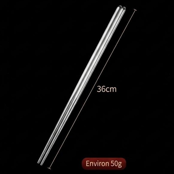 Baguettes en inox extra-longues de 36 cm pour la cuisson