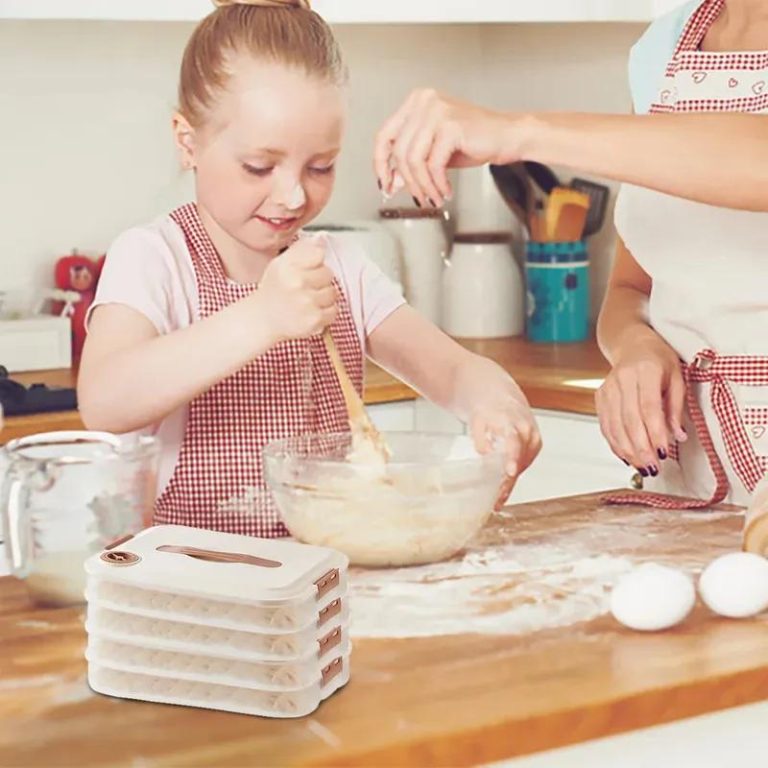 Boîte alimentaire hermétique empilable pour dumplings