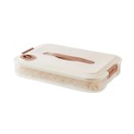 Boîte alimentaire hermétique empilable pour dumplings - 1 Couche