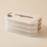 Boîte alimentaire hermétique empilable pour dumplings