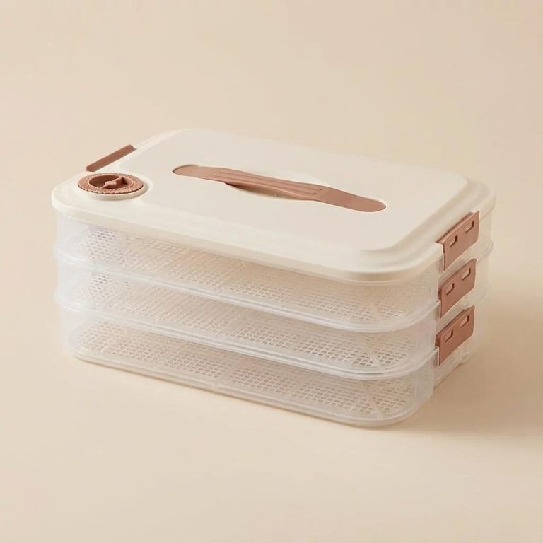 Boîte alimentaire hermétique empilable pour dumplings
