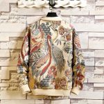 Bomber à motifs de grues japonaises