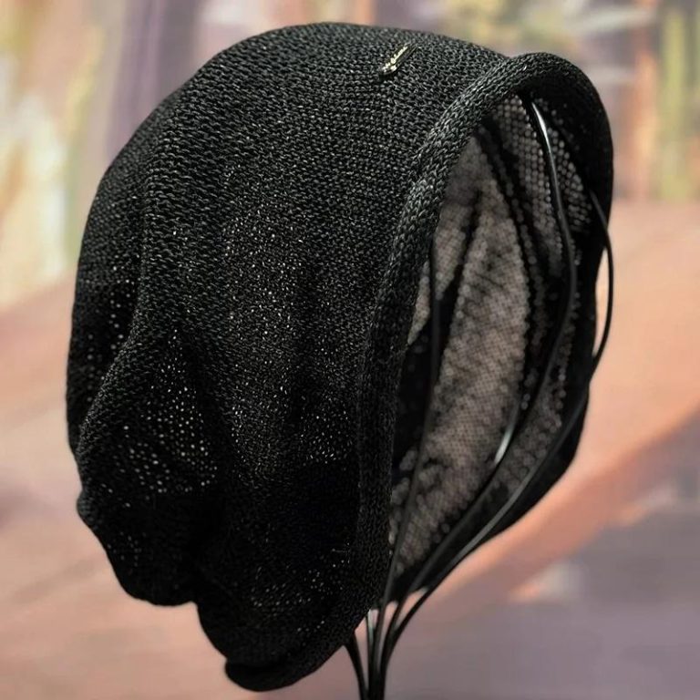 Bonnet beanie japonais en maille ajouré respirant