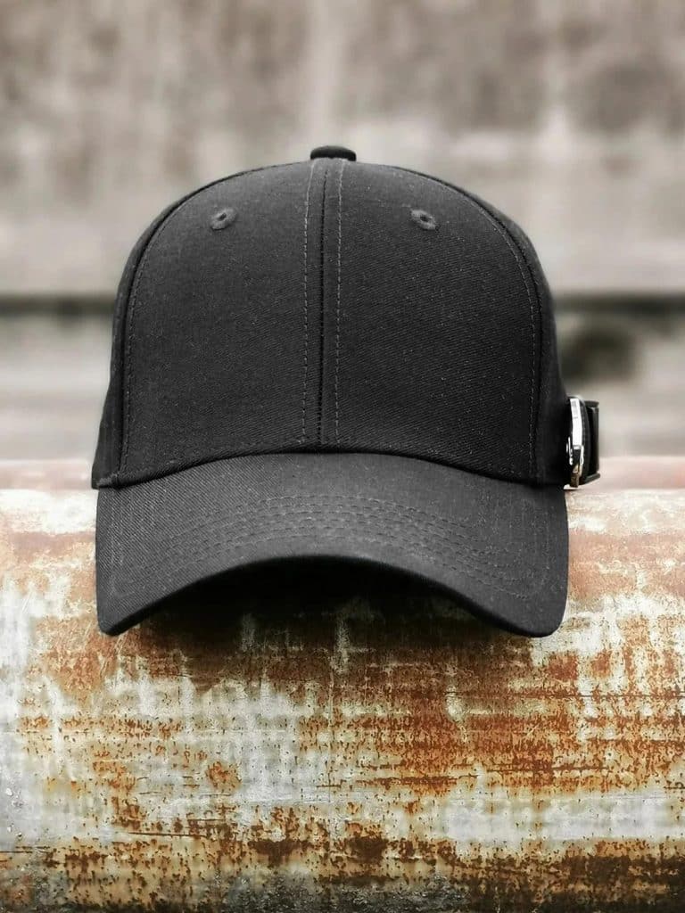 Casquette tactique homme Techwear avec sangle réglable et clips interchangeables