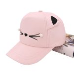 Casquette à oreilles de chat Kawaii pour enfant - Rose